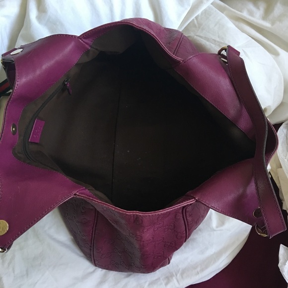 Vintage 2009 Gucci GG shoulder Boho bag - Picture 5 of 6